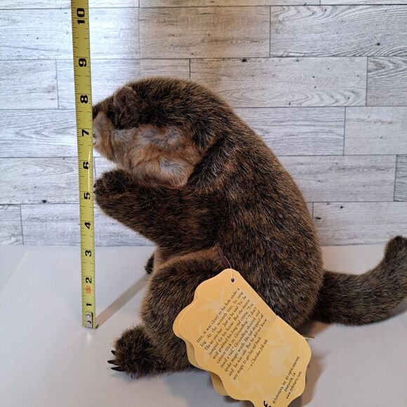 Folkmanis Groundhog Hand Puppet Realistic Soft Fur Plush Toy Stuffed Animal - Picture 9 of 10